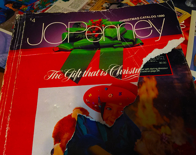 JC Penney karácsonyi katalógus 1990-ből