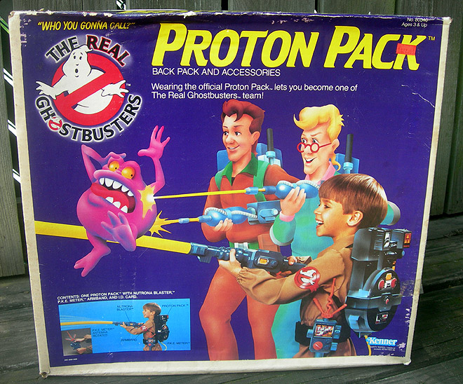 Proton pack toy store 80s