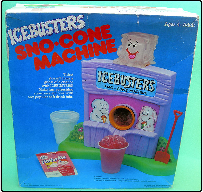 The Icebusters Sno Cone Machine Dinosaur Dracula