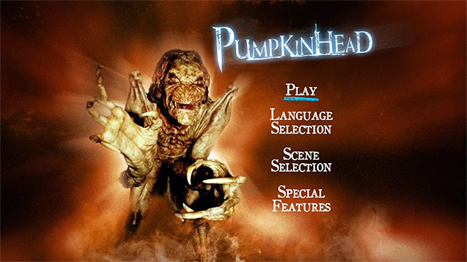 Horror DVD Menu Screens Dinosaur Dracula