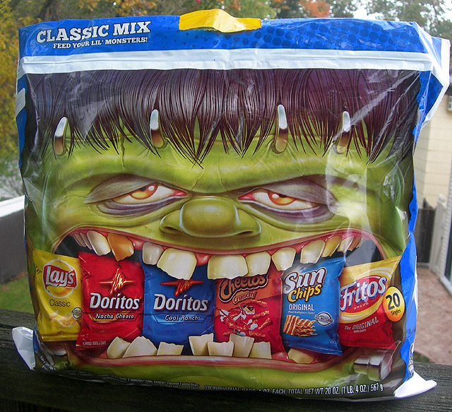 Download The Frito Lay Frankenstein Chip Sack Dinosaur Dracula