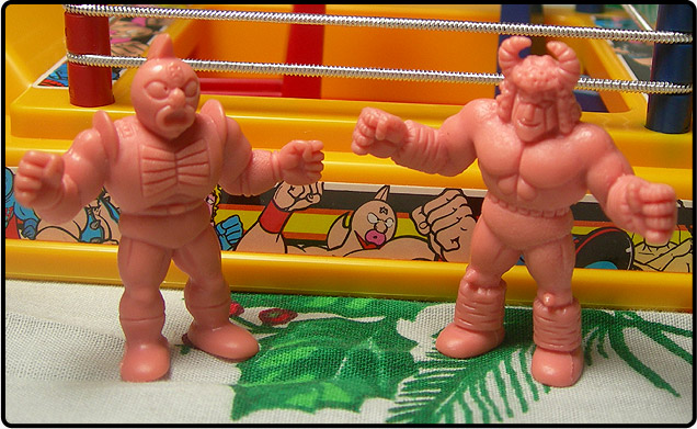 Muscle best sale wrestling figures