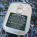 Survival Kit in a Sardine Can.