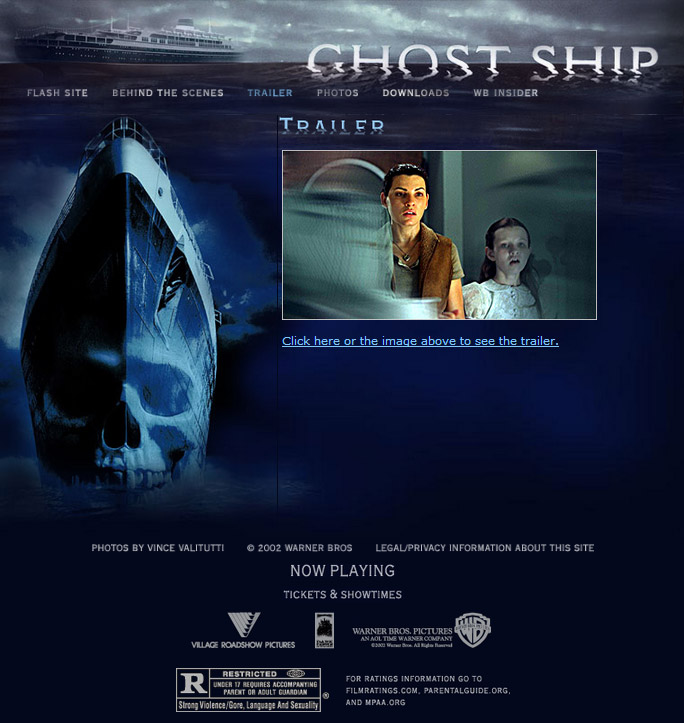 Deadsites 6 Ghost Ship Movie Site Dinosaur Dracula