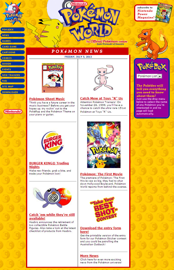 Nintendo Power 1998) Pokemon Yellow Special Pikachu Edition : Nintendo :  Free Download, Borrow, and Streaming : Internet Archive