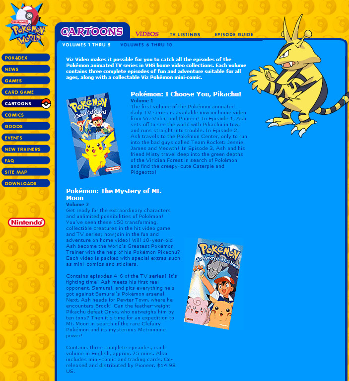 Nintendo Power 1998) Pokemon Yellow Special Pikachu Edition : Nintendo :  Free Download, Borrow, and Streaming : Internet Archive