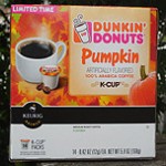 Dunkin' Donuts Pumpkin Coffee K-Cups! Dunkin' Donuts Pumpkin Coffee K-Cups!