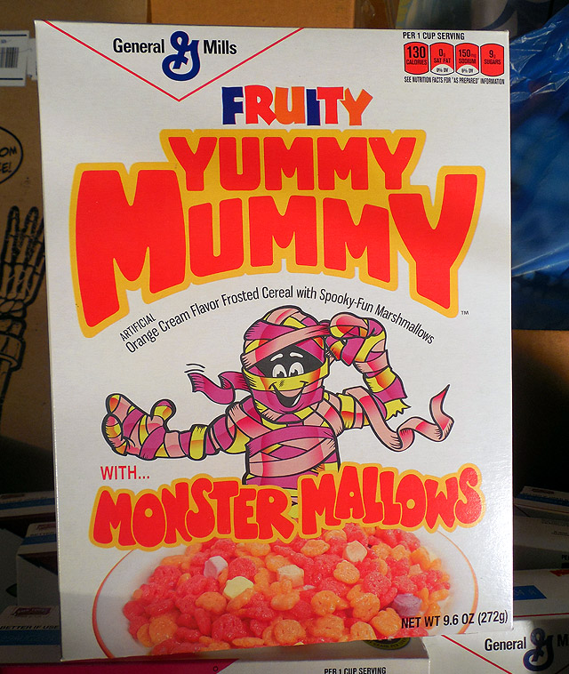 1989 Yummy Mummy, A General Mills Yummy Mummy box from 1989…