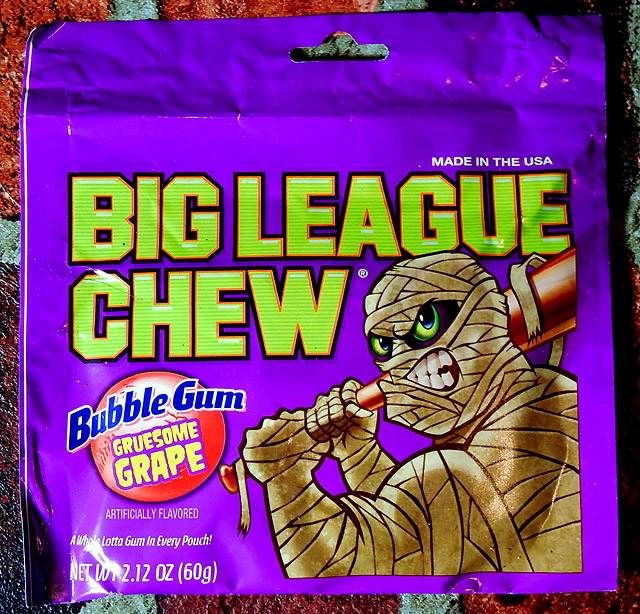 BIG LEAGUE CHEW Bubble Gum Vintage Poster Vintage Baseball 