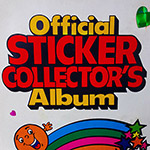 Someone's amazing old sticker album.
