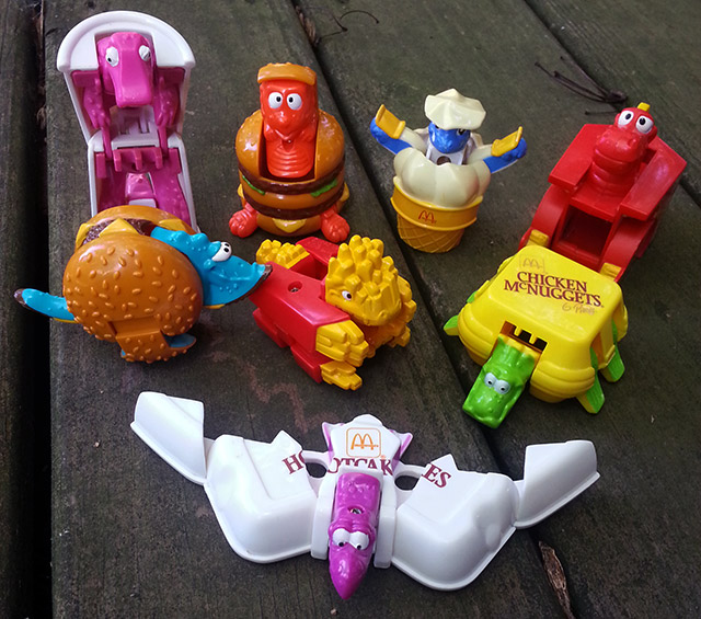 mcdonalds transformers toys 1990