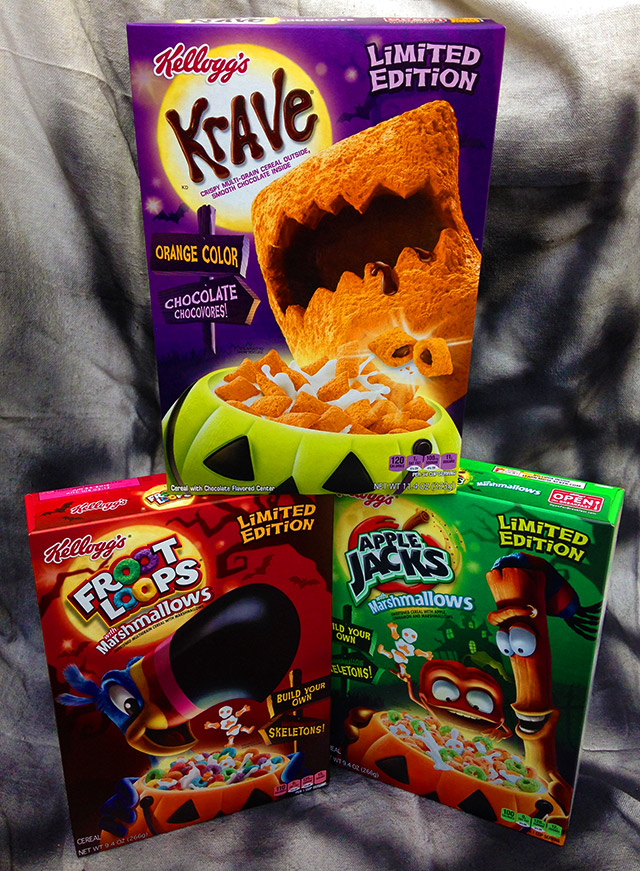 Kellogg's 2015 Halloween Cereals! | Dinosaur Dracula!