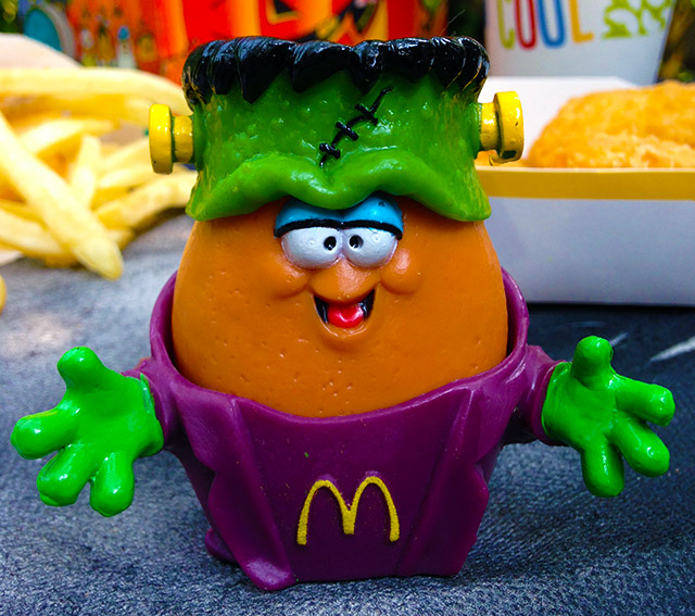 McDonalds McNugget Buddies Halloween & Ghost Grimace Figure Lot 