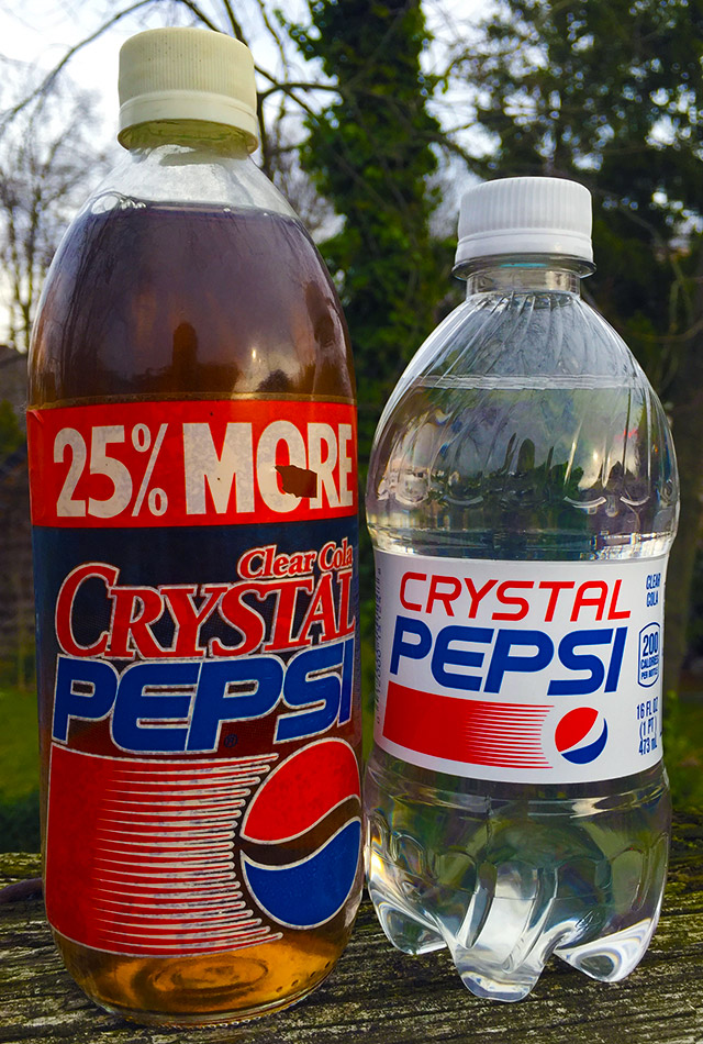 Crystal Pepsi is BACK, baby!