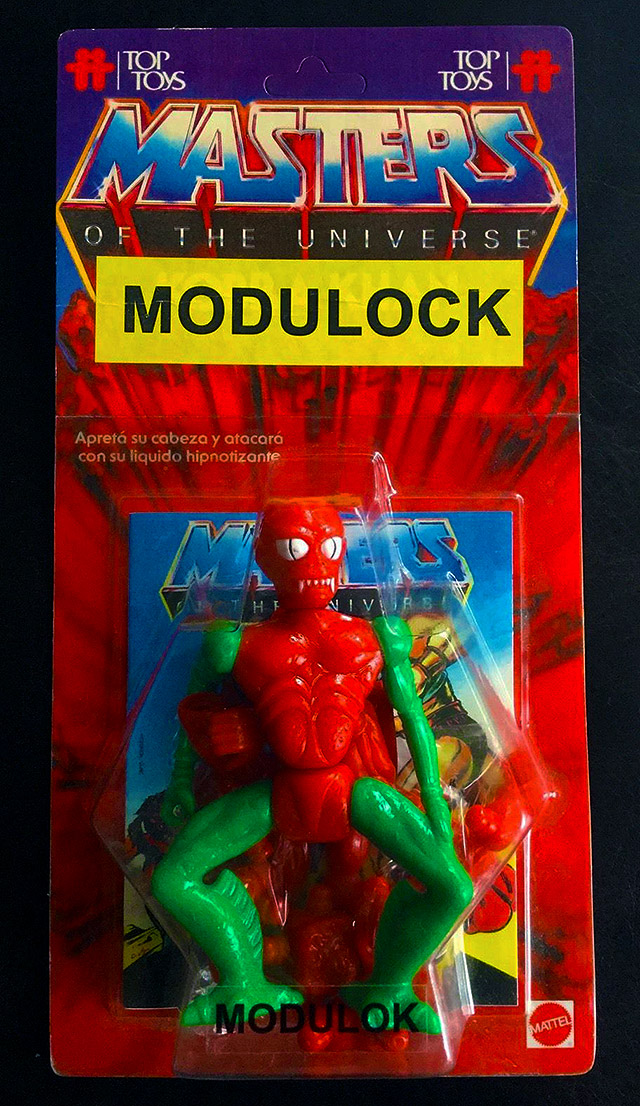 MODULOK GREEN LEFT LEG Body Part He-Man Masters of the Universe MOTU Vintage