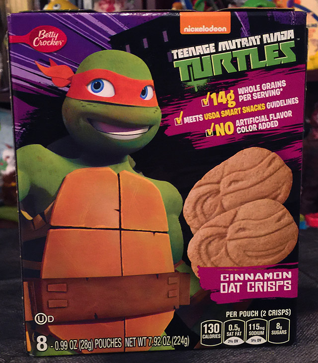 Betty Crocker Fruit Flavored Snacks, Teenage Mutant Ninja Turtles