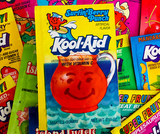 Surfin Berry Punch Kool Aid From 1987 Dinosaur Dracula 0008