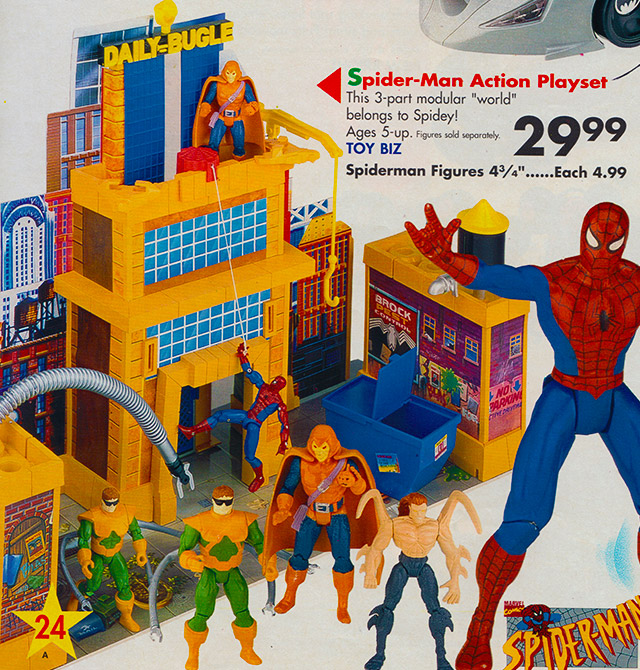 spiderman daily bugle playset