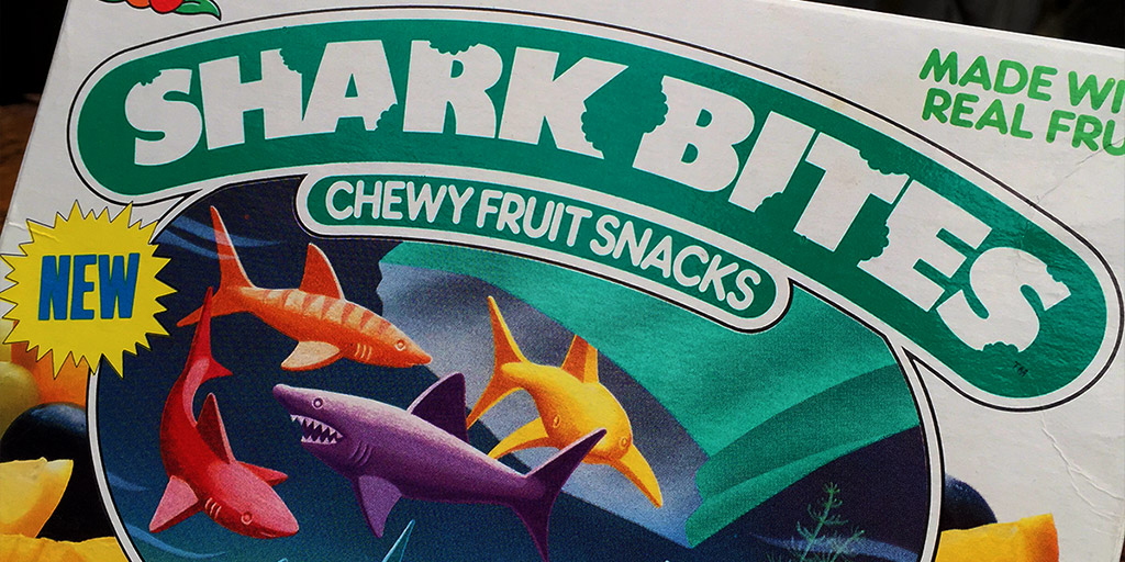 6 Fun Facts About Shark Bites Fruit Snacks Dinosaur Dracula