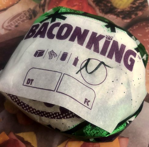 Burger King's NIGHTMARE KING Burger! Dinosaur Dracula!