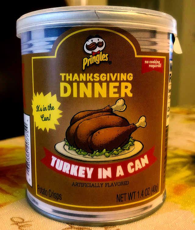 Craigs Thanksgiving Dinner In A Can / Pringles ...