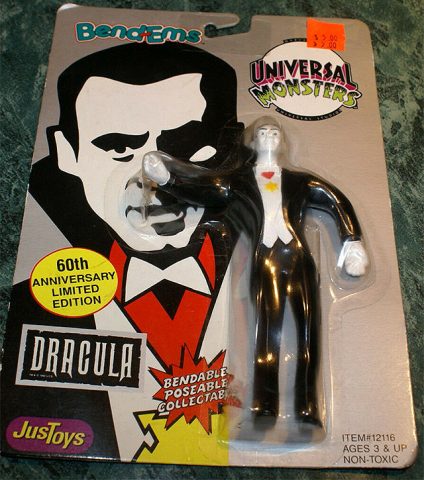 New Universal Monsters Bend-Ems Figures! | Dinosaur Dracula!