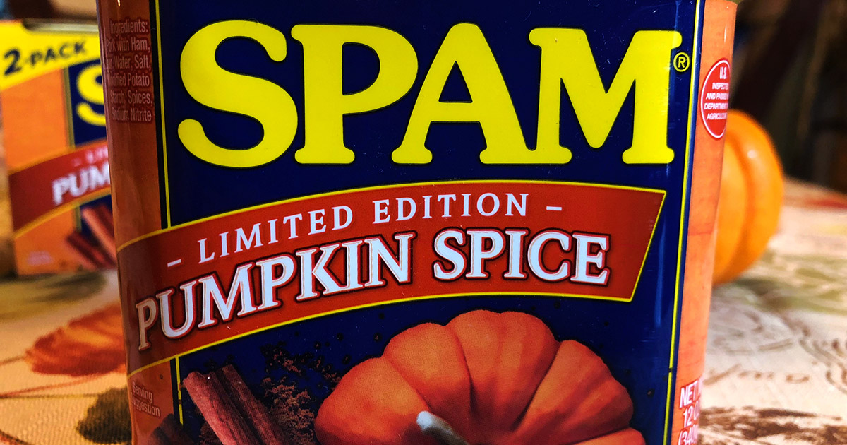 Fall Flavors - Pumpkin Spice SPAM