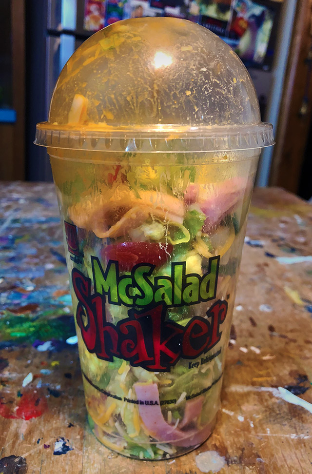 Recreating McDonald's McSalad Shakers.