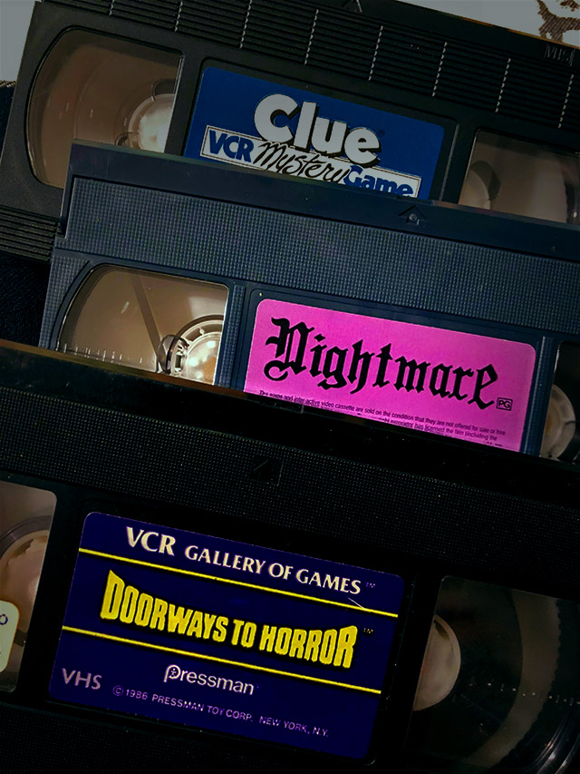 Vintage Nightmare The Video Board Game VHS 1991 Original Complete ...